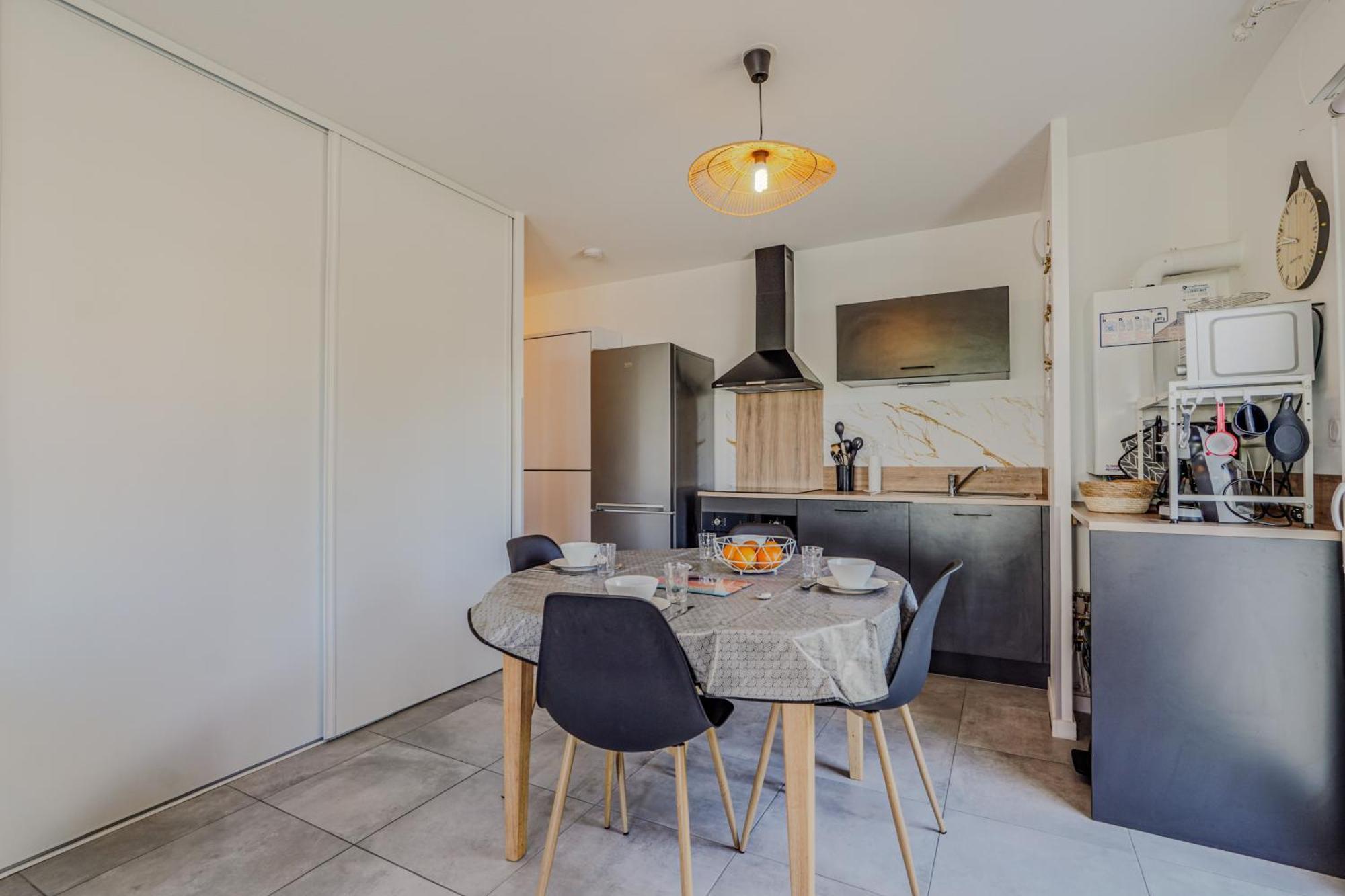Appartement T2 Ideal 2 Personnes-150 M De La Plage 比斯卡罗斯 外观 照片