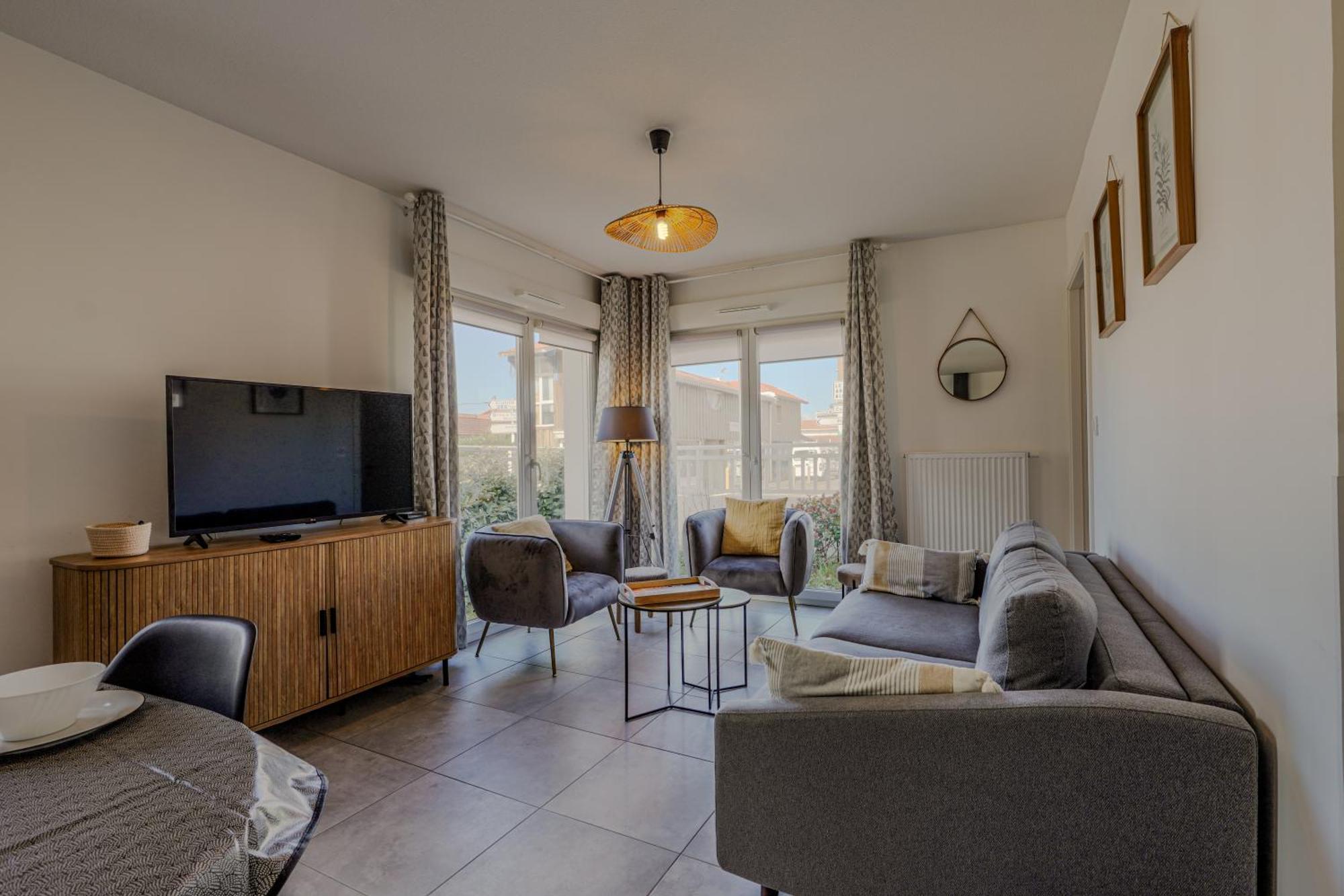 Appartement T2 Ideal 2 Personnes-150 M De La Plage 比斯卡罗斯 外观 照片